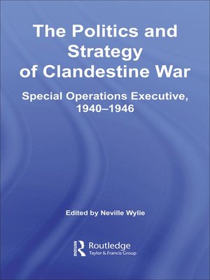cover image of The Politics and Strategy of Clandestine War